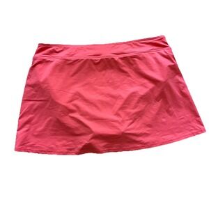 Lands' End Coral‎ Pink Athletic Skort Tennis Golf Activewear Womens 16